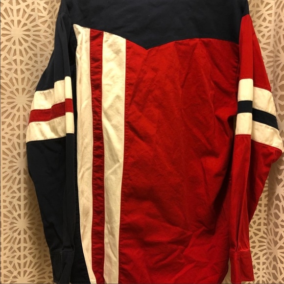 Vintage Wrangler American Flag Button Down - Picture 8 of 8
